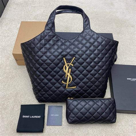 ysl icare maxi tote|icare lambskin shopping bag.